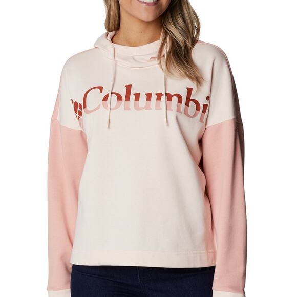 Columbia Logo II Sun Protection UPF 50 Pullover Hoodie Sweatshirt. Oversized - Picture 1 of 6
